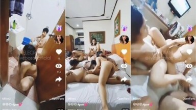 Pesta Seks Bareng Trio Milf Luar Biasa Enak Mlive 160599