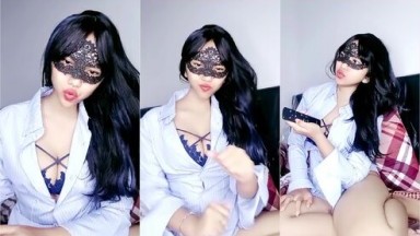 Syahsya Kemeja Biru Mau Tidur Sepong Dulu Hot51 176311